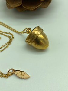 Treasure Acorn Necklace