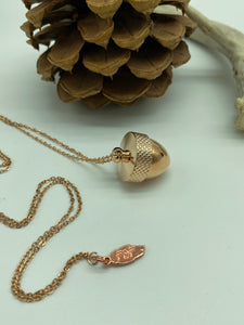 Secret Treasure Acorn Necklace (2 Colors Available)