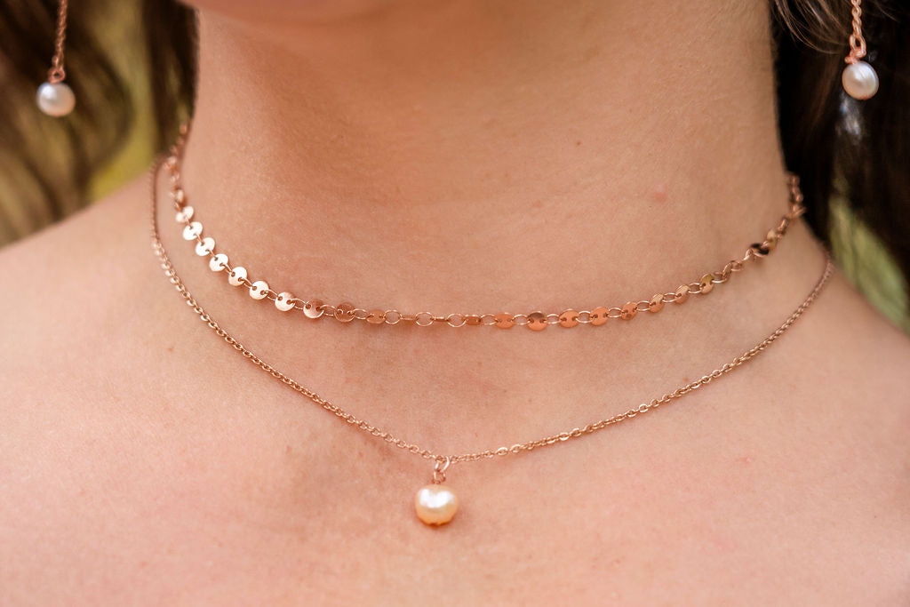 Single Pearl Necklace (3 Colors Available)