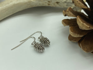 Short Dainty Pinecone Earrings - (3 Colors Available)