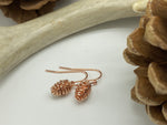 Load image into Gallery viewer, Short Dainty Pinecone Earrings - (3 Colors Available)
