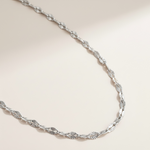 Load image into Gallery viewer, Infinity sunshine necklace waterproof stainless steel gold and silver 
