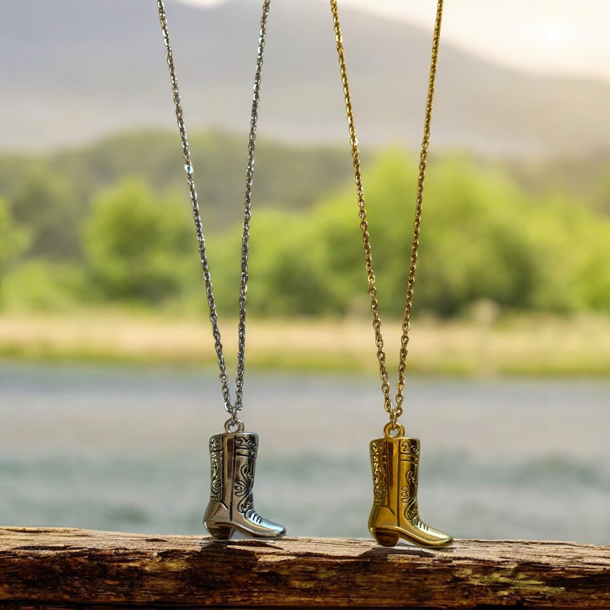 Prairie Soul Boot Necklace