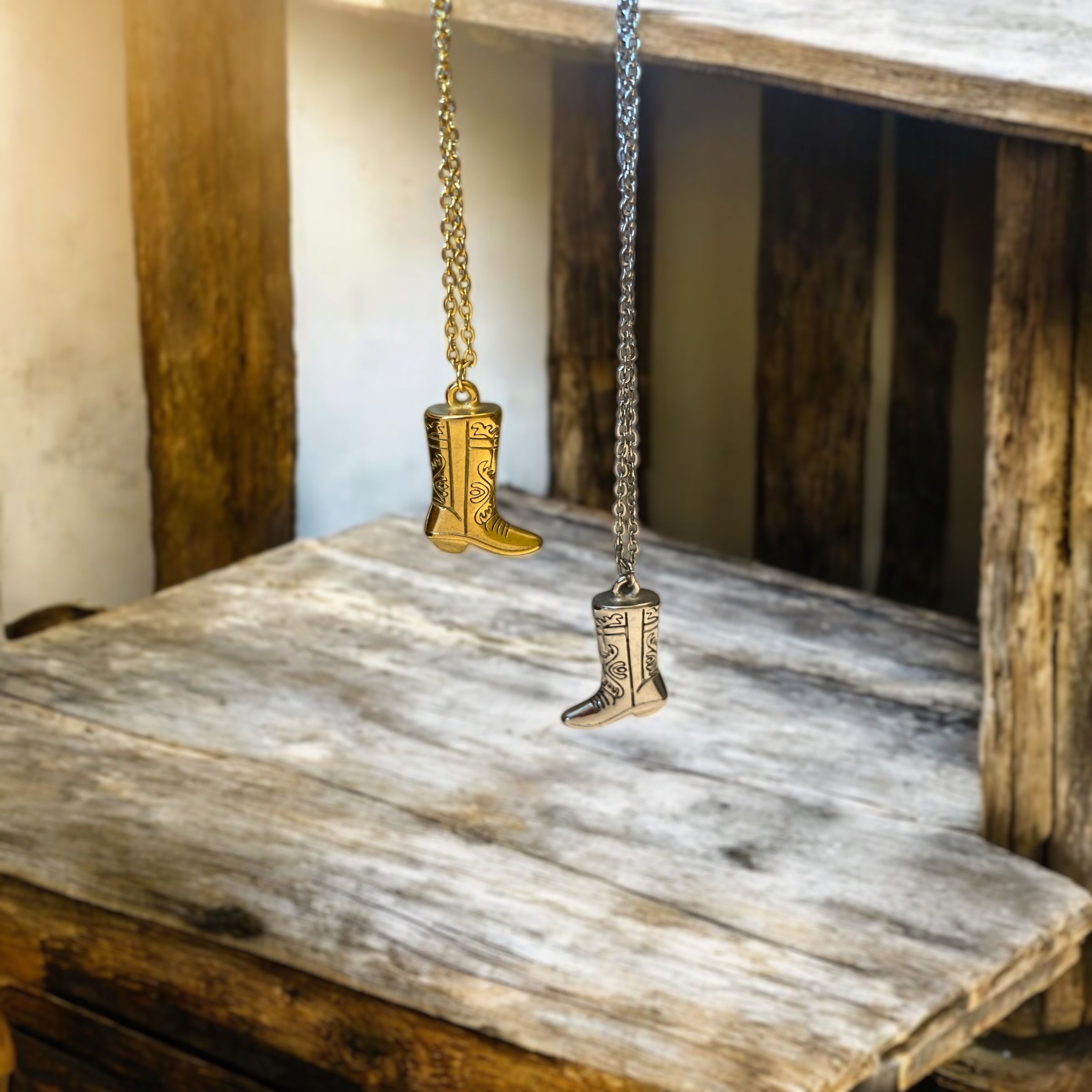 Prairie Soul Boot Necklace