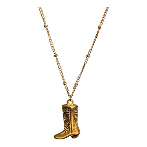 Prairie Soul Boot Necklace