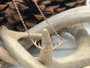 Deer Antler Necklace  (3 Colors Available)