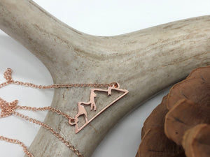 Silhouette Mountain Necklace - (3 Colors Available)